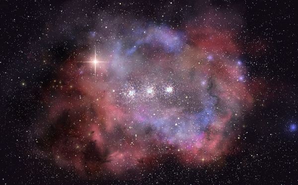В ранней Вселенной обнаружена галактика, переполненная пылью