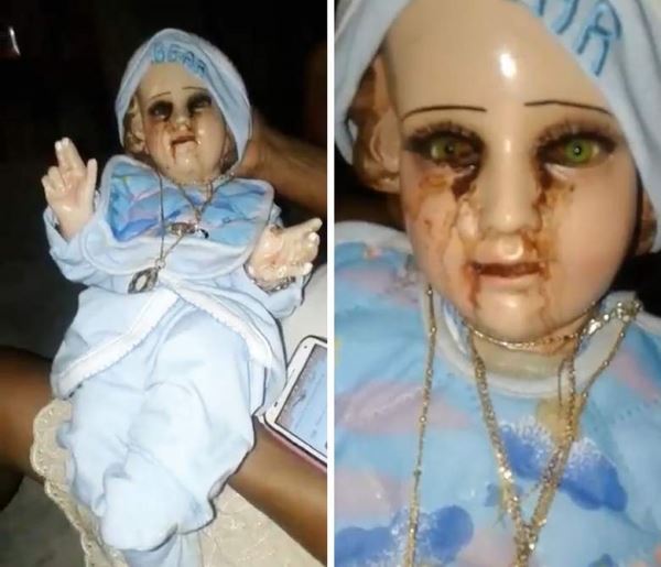 В Акапулько заплакала кровью статуя младенца Иисуса 